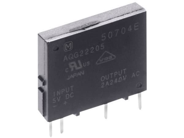 Panasonic Semiconductor Relä AQG22124 2 A Kopplingsspänning (max.): 264 V/AC Koppling vid nollspänning 1 st