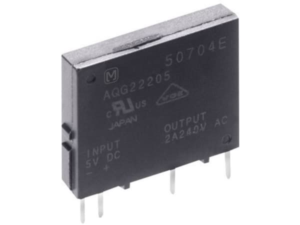 Panasonic Semiconductor Relä AQG22224 2 A Kopplingsspänning (max.): 264 V/AC Anslutningsdon 1 st