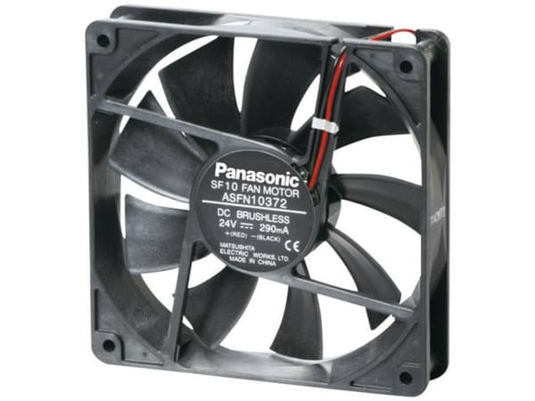 Panasonic ASFN16B72 Aksial ventilator 24 V/DC 200.1 m³/h (L x B x H) 120 x 120 x 38 mm