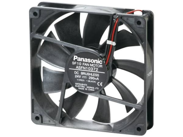 Panasonic ASFN16B92 Aksial ventilator 24 V/DC 200.1 m³/h (L x B x H) 120 x 120 x 38 mm