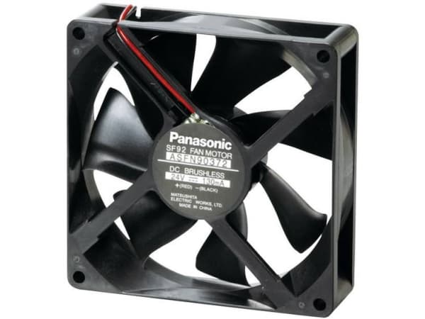 Panasonic ASFN90392 Aksial ventilator 24 V/DC 82.8 m³/h (L x B x H) 92 x 92 x 25 mm