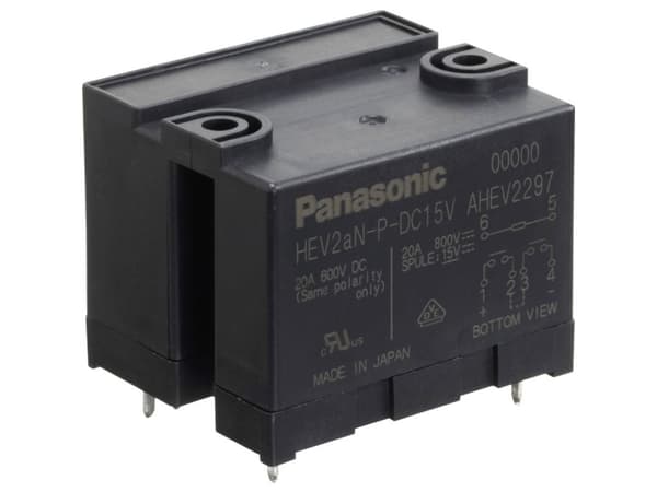 Panasonic HEV2AN-P-DC24V Tryckrelä 24 V/DC 20 A 2 x gränsslutare 1 st