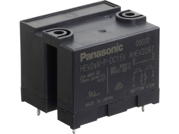 Panasonic HEV2AN-P-DC24V Tryckrelä 24 V/DC 20 A 2 x gränsslutare 1 st