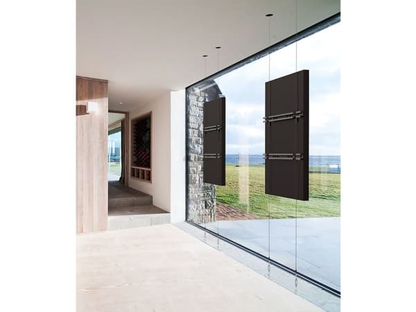 Peerless-AV DSF265P - Monteringssats (takplatta, golvplatta, VESA monteringsfäste, 2 stålvajrar) - för platt panel - silver - skärmstorlek: 46"-65" -