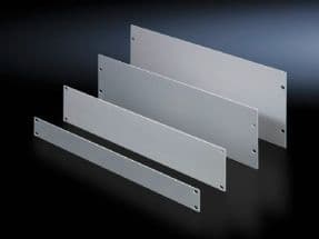 Rittal 1934.200, Rackplate, Hvit, Aluminium, 4U, 482,6 mm, 3 stykker