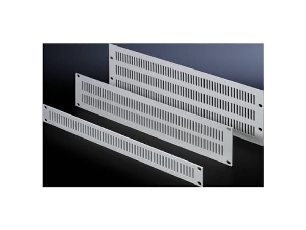 Rittal 2231000, Trimpanel, Grå, Aluminium, 1U, 48,3 cm (19"), 3 stykker