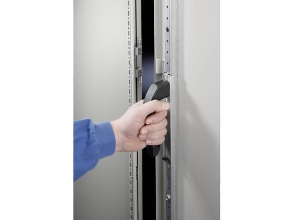 Rittal SM 2415.100, Dørhåndtak, Svart, Grå, Enclosure type: TS Enclosure type: SE, 480 g, 1 stykker
