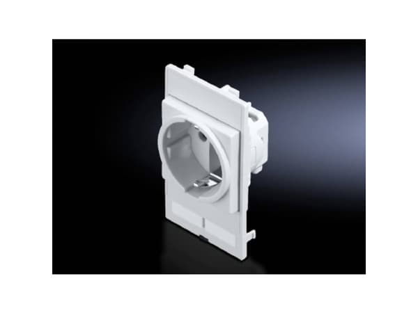 Rittal 2482.400, CEE 7/3, vit, polykarbonat (PC), IP65, 25 V, 16 A