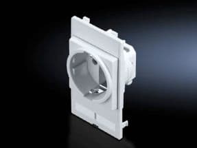 Rittal 2482.400, CEE 7/3, vit, polykarbonat (PC), IP65, 25 V, 16 A Vit