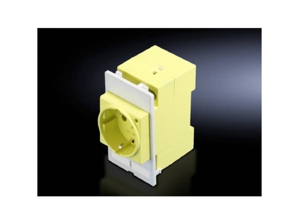 Rittal 2482.410, CEE 7/3, Valkoinen, Keltainen, 230 V, 16 A, 50 Hz, 140 g