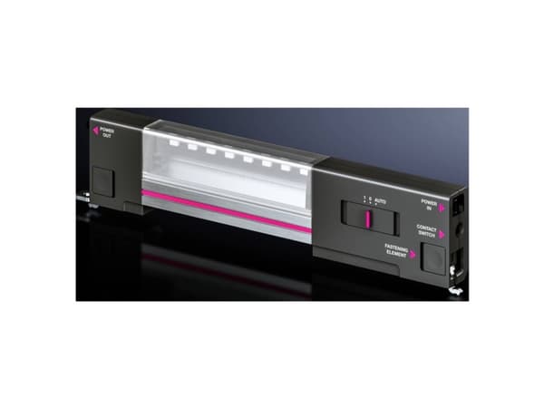 Rittal SZ 2500.100, Belysningssystem med lysdioder, Svart, AE, CM, TP, TE 8000, 262 mm, 23 mm, 55 mm