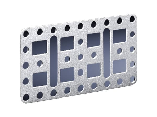 Rittal 4532.000, Kehikkolevy, Ruostumaton teräs, Terästä, TS, SE, IW, PC, 110 mm, 60 mm