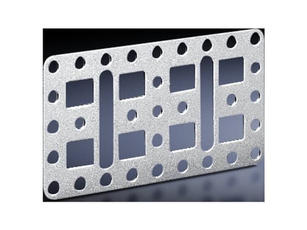 Rittal 4532.000, Kehikkolevy, Ruostumaton teräs, Terästä, TS, SE, IW, PC, 110 mm, 60 mm