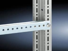 Rittal 4596.000, Kiinnityskisko, Hopea, Terästä, TS, SE, CM, TP, 490 mm, 20 kpl