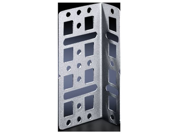 Rittal 4597.000, Kiinnityskiinnike, Hopea, Terästä, 4 kpl, 340 g
