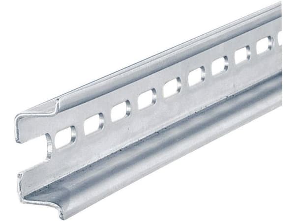 Rittal 4934.000, Kehikkokisko, Hopea, Terästä, TS 8, ES 5000, 555 mm, 6 kpl