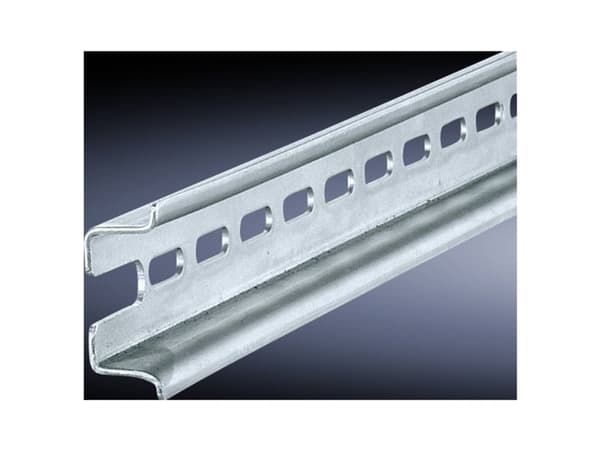 Rittal 4937.000, Kehikkokisko, Hopea, Terästä, TS 8, ES 5000, 1155 mm, 6 kpl