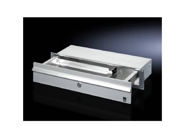 Rittal CP 6002.000, Lådenhet, Grå, Gjuten aluminium, Stål, 2U, 390 mm, 139 mm