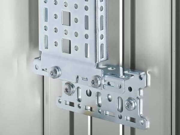 Rittal CP 6205.100, Hopea, Terästä, 4 kpl, 380 g