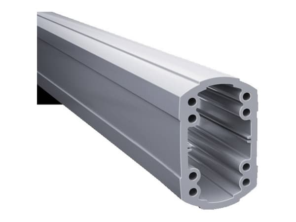 Rittal CP 6212.050, Rettformet, 0,5 m, Aluminium, Plast, Hvit