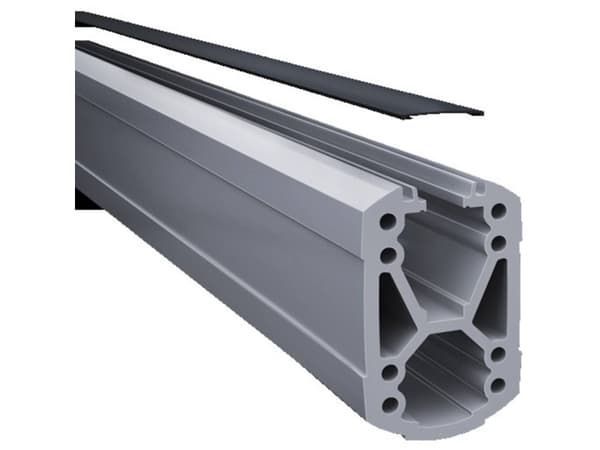 Rittal CP 6212.150, Rettformet, 0,5 m, Aluminium, Plast, Hvit