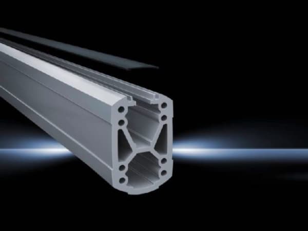 Rittal CP 6212.150, Rettformet, 0,5 m, Aluminium, Plast, Hvit
