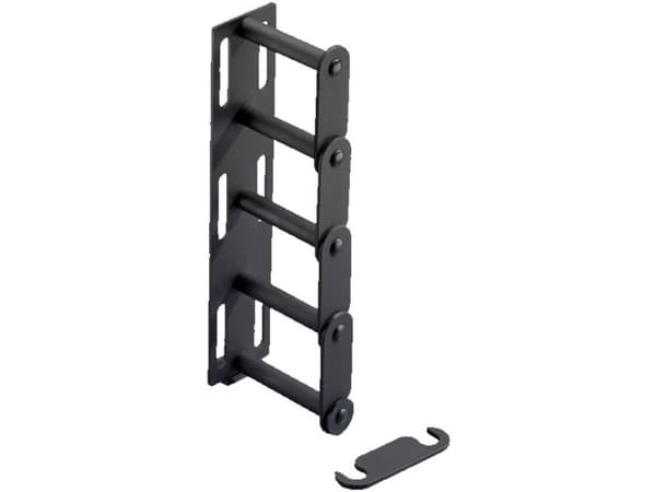 Rittal - Kaapelihallintapakkaus telineeseen - RAL 9005 - 4U