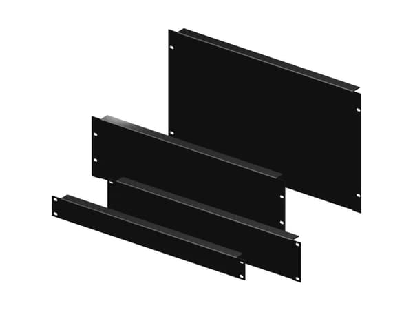 Rittal - Stativsløringspanel - RAL 9005 - 3U - 19"