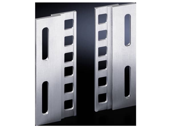Rittal DK 7246.010, Grå, Gjuten aluminium, 1U, 48,3 cm (19"), 1 styck