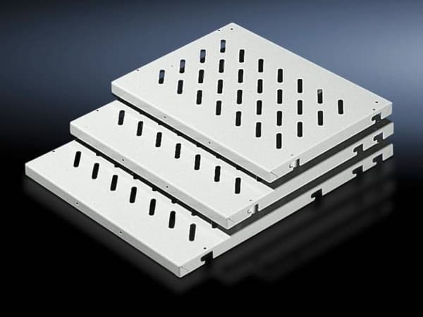 Rittal DK 7484.035, Rackhylle, Grå, Stål, 100 kg, TS, 671 mm