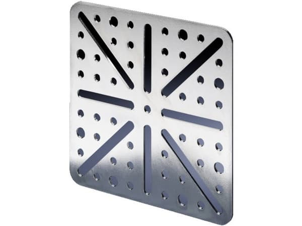 Rittal TS 8612.410, Rackplate, Sølv, Stål, TS, SE, IW, PC, 118 mm, 118 mm