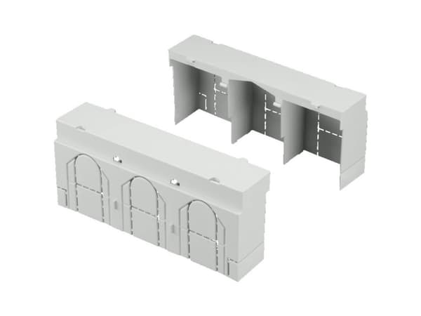Rittal Connection space cover, Harmaa, Polyamidi