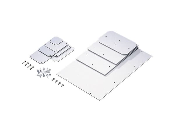 Rittal PK 9550.000, Monteringsplate, Grå, 331 mm, 220 mm, 1,25 kg, 4 stykker