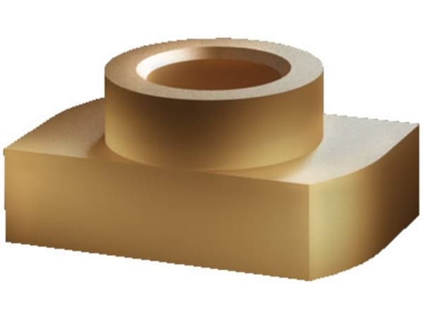 Rittal SV 9640.910, T-mutter, Koppar, M8, 120 g