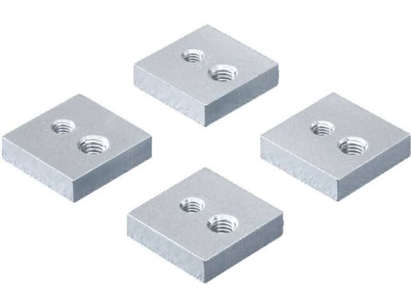 Rittal SV 9660.970, Kiinnityskiinnike, Hopea, Terästä, 1 kpl
