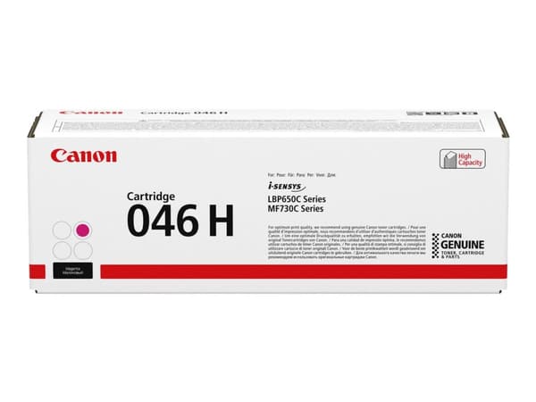 Canon 046 H - Høykapasitets - magenta - original - tonerpatron - for imageCLASS LBP654, MF731, MF733, MF735; i-SENSYS LBP653, LBP654, MF732, MF734, M
