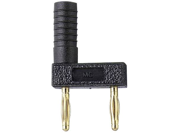Stäubli KS2-12L/1SA/A Forbindelsesstik Sort Stift-diameter: 2 mm Stiftafstand: 12 mm 1 stk