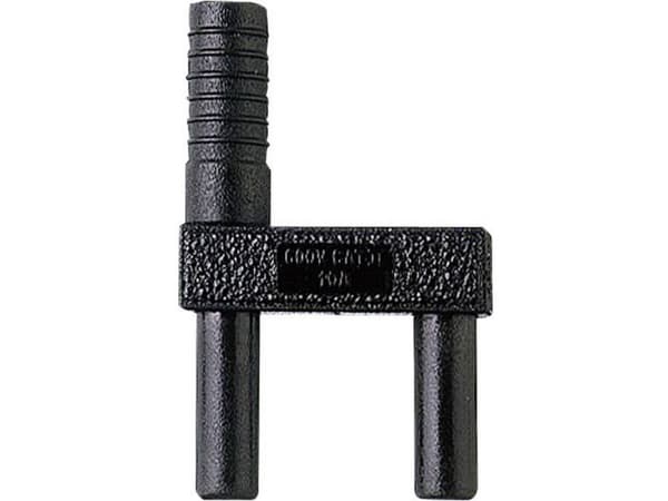Stäubli SKS2-12L/1SA/N Forbindelsesstik Sort Stift-diameter: 2 mm Stiftafstand: 12 mm 1 stk