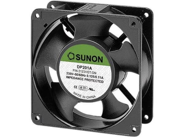 Sunon DP201A2123HST.GN Aksial ventilator 230 V/AC 177 m³/h (L x B x H) 120 x 120 x 38 mm