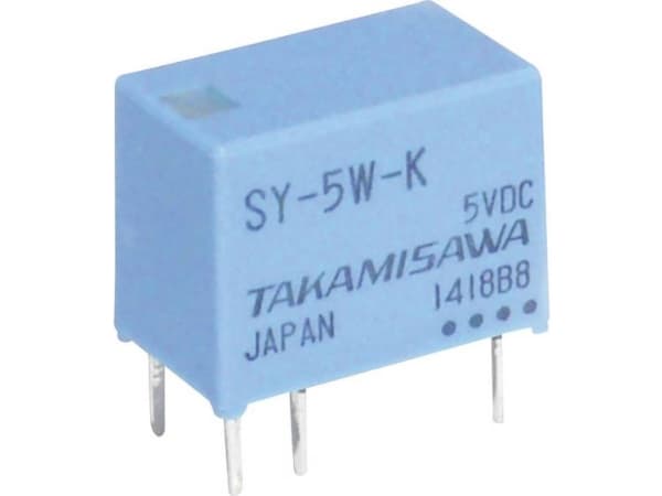Takamisawa SY-05W-K Printrelæ 5 V/DC 1 A 1 x skiftekontakt 1 stk