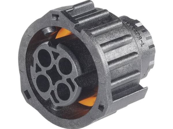 TE Connectivity 1-967325-3 Rund kontakt Anslutning, rak Serie (rund kontakt): DIN 72585 Totalt antal poler: 2 1 st