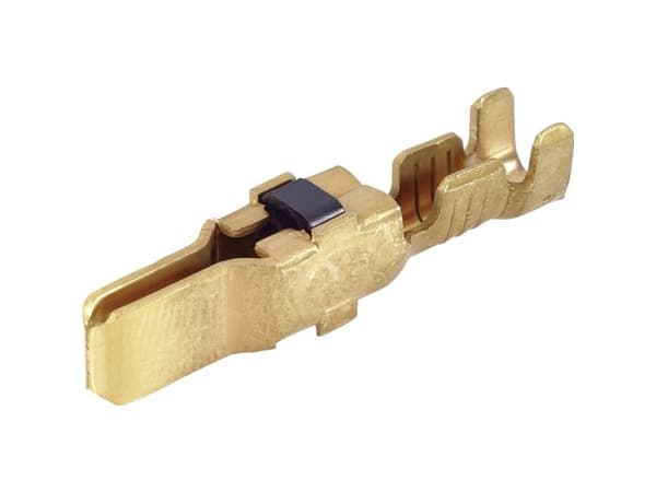TE Connectivity 66261-4, M-12, Sort, Hankjønn, Kopper, Sølv, 35 A