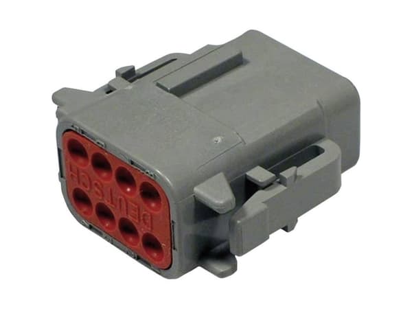 TE Connectivity DTM 06-8 SA Rundstik Stik, lige Samlet poltal: 8 Serie (rundstikforbindelse): DTM 1 stk