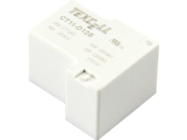 Texcell CT11-D12S Printrelæ 12 V/DC 40 A 1 x sluttekontakt 1 stk