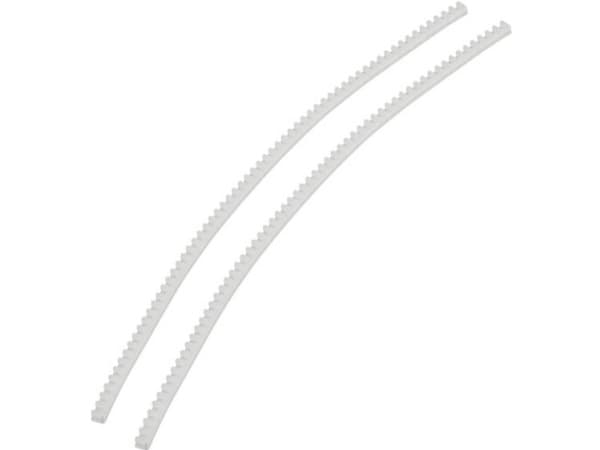 TRU COMPONENTS TC-KG008203 Kantbeskyttelse Transparent (L x B x H) 10 m x 3.3 mm x 3.7 mm 10 m
