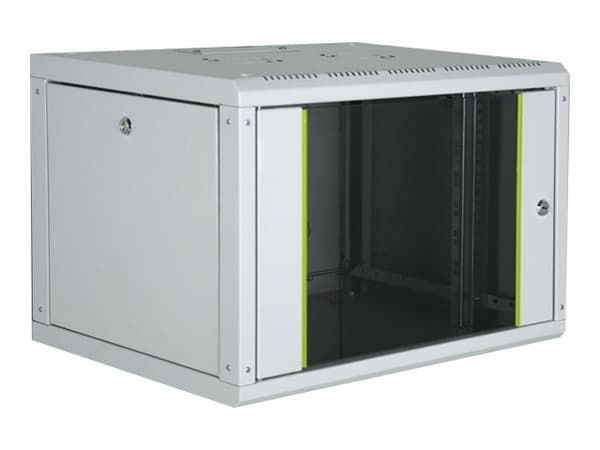 DIGITUS SoHoline DN-19 07-U - Skåp - väggmontering - grå, RAL 7035 - 7U - 19"