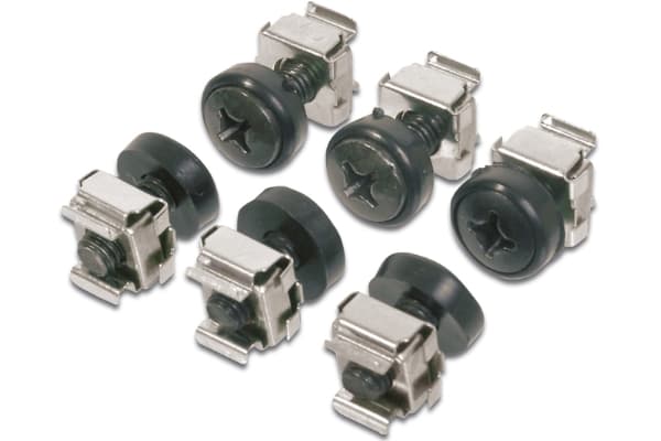 Digitus DN-19 SET - Skruvar, muttrar och mellanläggsbrickor för rack - 19" (paket om 50) - för P/N: DN-19 07U-6/6, DN-19 09U-6/6, DN-19 12U-6/6, DN-1