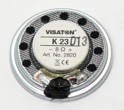 Visaton K 23 SQ, Full rekkevidde, 0,5 W, Rektangulær, 1 W, 8 O, 30 - 19000 Hz