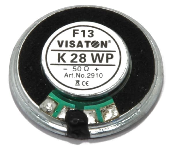 Visaton K 23 SQ, Full rekkevidde, 0,5 W, Rektangulær, 1 W, 8 O, 30 - 19000 Hz