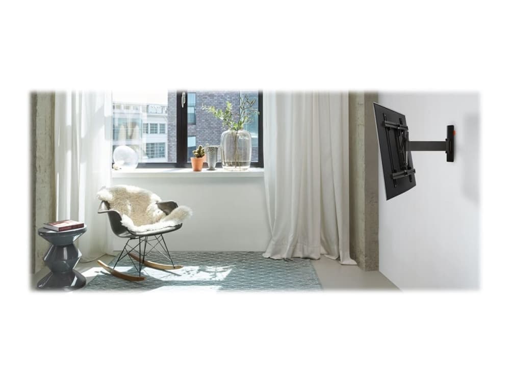 Vogel's WALL series 3325 Full-Motion - Konsol - för platt panel - svart - skärmstorlek: 40"-65" - väggmonterbar